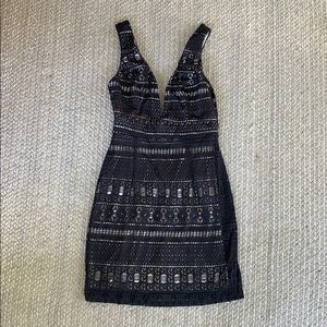 Ark & Co black lace dress